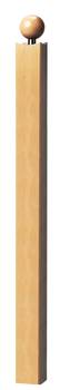 Bild: B645Unsere Holzpfosten sind in allen Holzarten verfügbar und:
fein geschliffenlackiertauf Länge gefertigtsorgfältigste Holzauswahlin allen Holzarten verfügbarDurchmesser 80/80 mm4-kant PfostenMit Kugel auf Edelstahlfuß