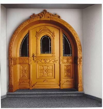 Bild: Haustüre-Eiche