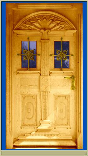 Bild: Haustüre-Fichte II